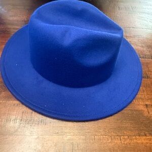 Stylish Blue Fedora Hat Unisex